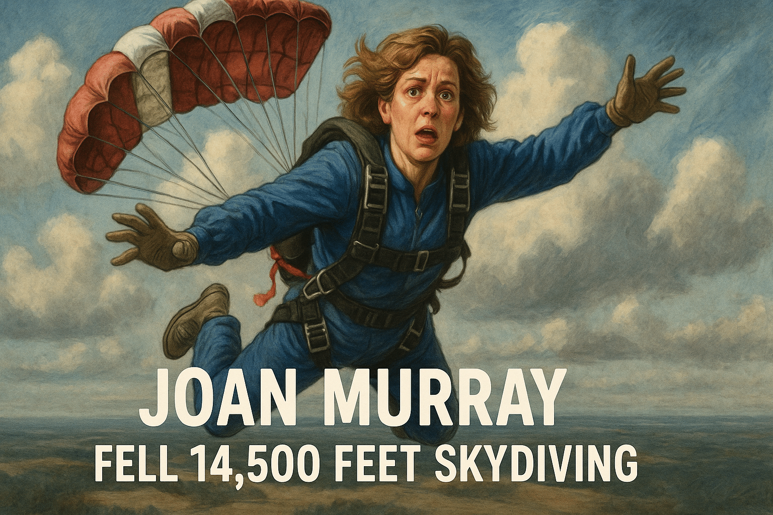 Joan Murray: Keajaiban Penerjun Payung yang Jatuh dari 4.400 Meter