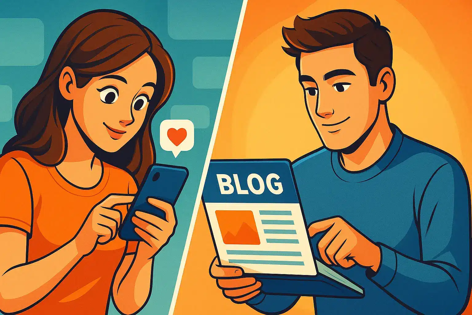 Blog vs Media Sosial
