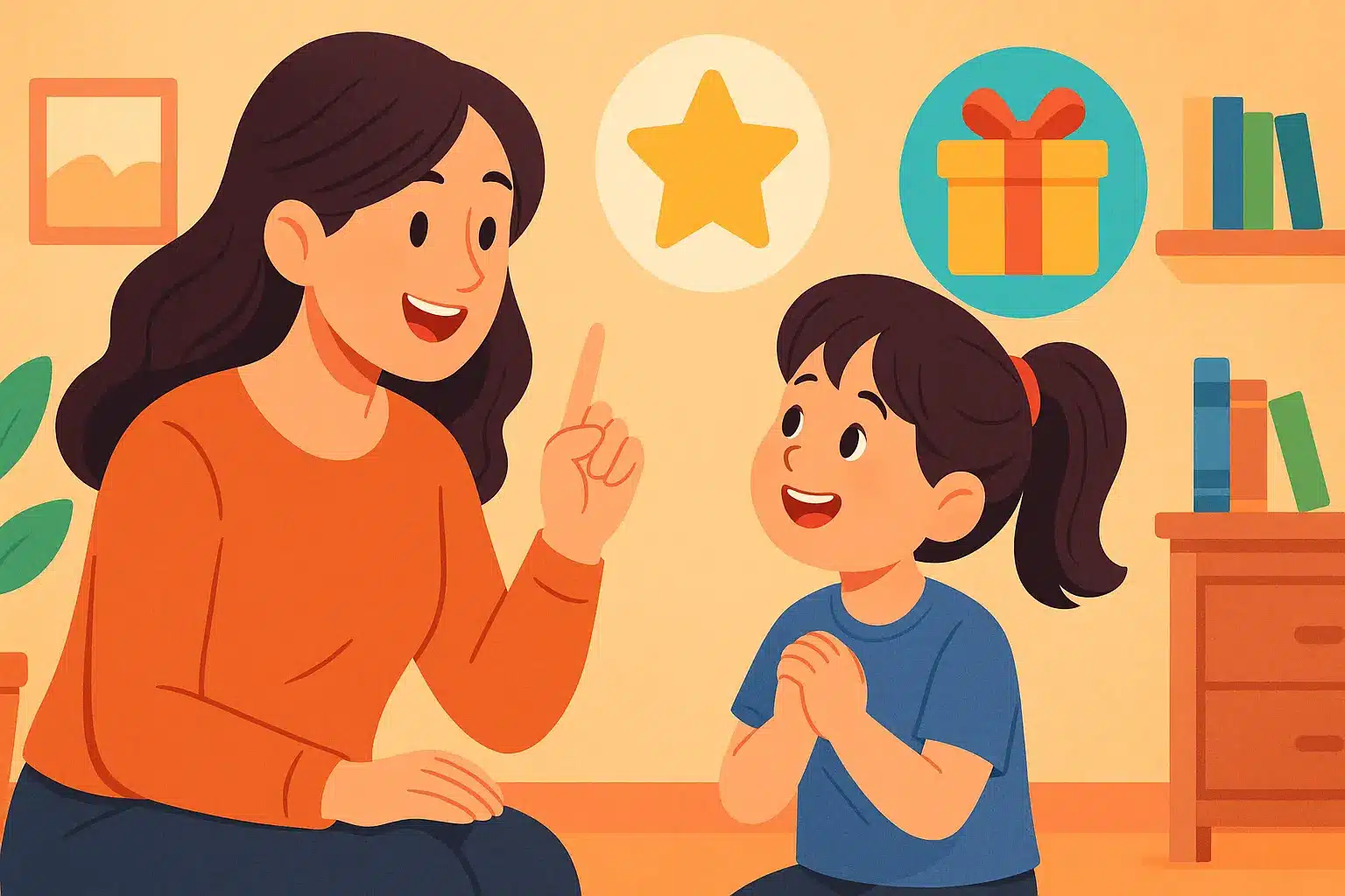 Gunakan Penguatan Positif (Pujian dan Hadiah)